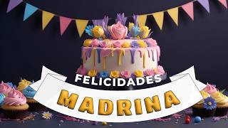 Madrina feliz cumpleaños una felicitación muy especial para ti madrina viralvideo cumpleaños [upl. by Weissberg47]