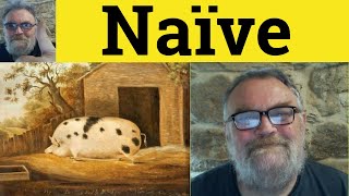 🔵 Naive Meaning  Naïve Examples  Naivety Defined  Naïvely Definition  Essential GRE Vocabulary [upl. by Sabelle]