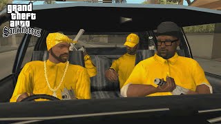 Vagos vs Ballas Drive By Mission in GTA San Andreas Gang Switch [upl. by Ettenawtna]