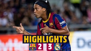 HIGHLIGHTS  Barça Legends 23 Real Madrid Leyendas [upl. by Jania]