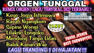 ORGEN TUNGGAL REMIX ORGEN LAGU TERVIRAL 2023❗Tandy studio❗Koyo jogja istimewa Rasah nyangkem [upl. by Ruhnke]