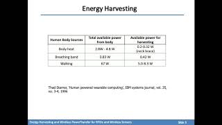 Energy Harvesting and Wireless Power Transfer for RFID and Wireless Sensors [upl. by Elisee]