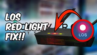 HOW TO FIX LOS RED LIGHT ON ROUTER Converge [upl. by Eicats]