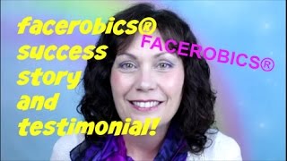 Watch this Beautiful Subscriber Testimony About FACEROBICS® Face Exercise Success [upl. by Enaira]