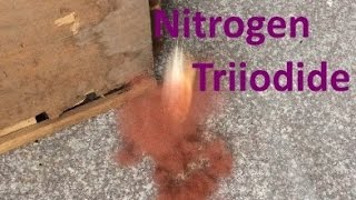 Synthesis of Nitrogen Triiodide Touch Power [upl. by Marcille]