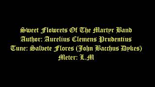 Sweet Flowrets Of The Martyr Band Lyrics Salvete Flores  The Innocents Day [upl. by Niawat614]