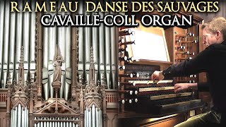 CAVAILLÉCOLL ORGAN  LUÇON CATHEDRAL  RAMEAU  DANSE DES SAUVAGES  JONATHAN SCOTT [upl. by Liauqram]