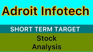 ADROIT INFOTECH LTD STOCK TARGET 🟦 ADROIT INFOTECH STOCK NEWS  ADROIT INFOTECH ANALYSIS 131124 [upl. by Audras]