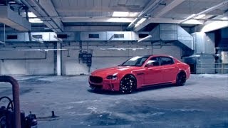 Maserati Quattroporte on 22quot Vossen VVSCV1 Concave Wheels  Rims [upl. by Llenrev442]