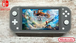 Immortals Fenyx Rising Nintendo Switch Lite Gameplay [upl. by Aleciram]