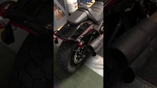 Harley Davidson Fat Bob with Vance amp Hines HiOutput SlipOn [upl. by Etan]