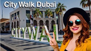 Dubai City Walk 4K Dubai Street Walking Tour Burj Khalifa City Walk Tour  Mall of City Walk [upl. by Yorgos99]