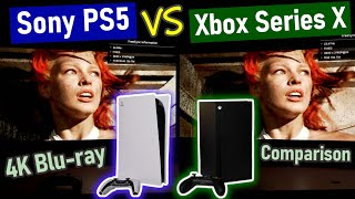 PS5 vs Xbox Series X 4K Bluray Player Comparison [upl. by Dray735]