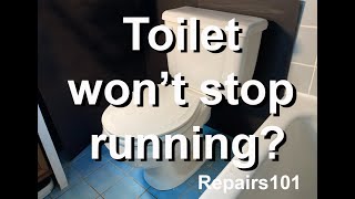 Toilet Wont Stop Running [upl. by Carin]