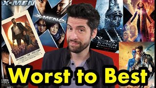 XMen Movies Ranked From WORST to BEST [upl. by Kavanaugh]