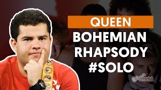 Bohemian Rhapsody  Queen How to Play  Guitar Solo Lesson [upl. by Irelav]