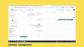 how to create calendar management [upl. by Salinas452]