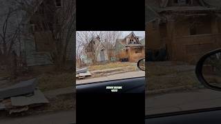 Detroit Eastside block full of abandoned houses falling apart [upl. by Aser]