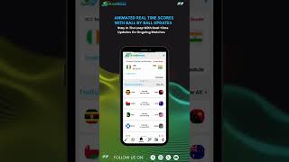 Scorewaves App New Features amp Updates  Animated Real Time Scores With Ball By Ball Updates  News [upl. by Trillby536]