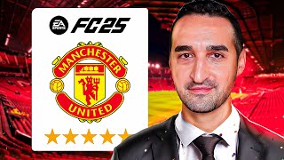 Gürkan Hoca Manchester Unitedda  FC 25 Kariyer Modu 1 [upl. by Oelc348]