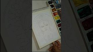 Mata drawing jaimatadi shorts ytshorts maadurgadrawing [upl. by Ahtimat]