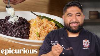 The Best Mexican Rice and Beans You’ll Ever Make  Epicurious 101 [upl. by Lanita]