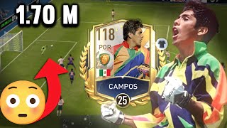 ¡Este SI ATAJA Review JORGE CAMPOS 113 a 118 en FIFA Mobile [upl. by Mcneely]