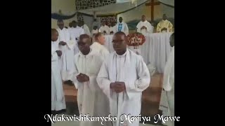 Ndakwishikanyeko Mariya Mawe  Grand Séminaire Saint Curé dArs Bujumbura [upl. by Enimrej]