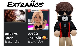 EXPLORANDO JUEGOS EXTRAÑOS EN ROBLOX [upl. by Opportuna234]