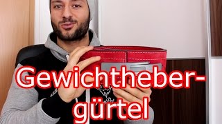 Gewichthebergürtel Part 1  Wieso überhaupt einen Gürtel und welchen ich habe [upl. by Anaynek829]