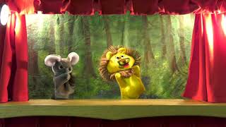 The Lion and the Mouse  Childrens Puppet Show [upl. by Nnylf463]