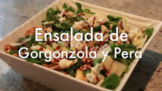 Ensalada de Gorgonzola y Pera  Recetas de Ensaladas ✅ [upl. by Yoho]