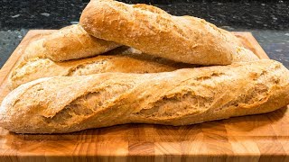 Wholemeal Baguettes made easy at home [upl. by Mayfield649]