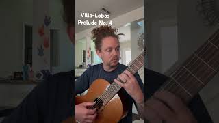 VillaLobos Prelude No4 classicalmusic classicalguitar guitar [upl. by Annoved]