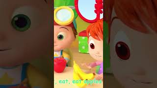 Apples and Bananas Song  CoComelon Nursery Rhymes amp Kids Songs shorts [upl. by Sharity]