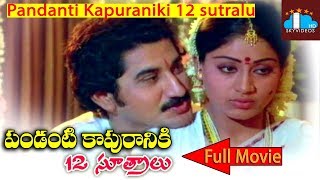 Pandanti Kapuraniki 12 Sutralu Telugu Full Length Movie  Suman  Vijayashanthi skyvideostelugu [upl. by Ailiec]