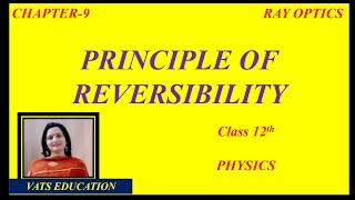 Principle of Reversibility  Chapter 9 Ray Optics Class 12 physics [upl. by Kcirrej]