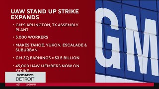 5000 UAW members go on strike at Arlington Assembly Plant in Texas [upl. by Narf]