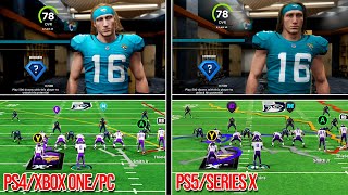 Madden 22 CURRENT GEN vs NEXT GEN Side by Side [upl. by Oliver]