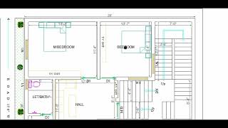 35x36 house plan  3535 house plan west facing [upl. by Charity84]