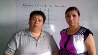 Algoritmo extendido de Euclides final [upl. by Eelrahs]