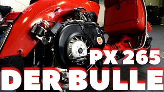 VESPA PX 265  DER BULLE  38 PS Quattrini Motor Vespa Tuning  Wer ist Vesporus [upl. by Madelyn]