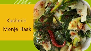 Monje Haak How to Cook KashmiriStyle Kohlrabi  Kaddam Recipe  Instant Pot Kashmiri Monje Haakh [upl. by Ahsiakal174]