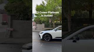 2023 Toyota Crown Platinum in ACTION shorts [upl. by Alithea]