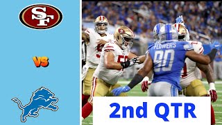 San Francisco 49ers vs Detroit Lions Full Highlights 2nd QTR  2023 NFC Championship [upl. by Kapor65]