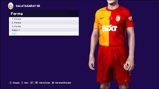 Galatasaray 2023\2024 sezon formaları pes ve smokepatch 21 [upl. by Judie226]