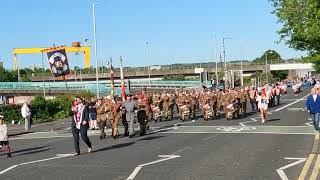 UVF Regimental Band  Northern Ireland Centenary belfast [upl. by Ilesara]