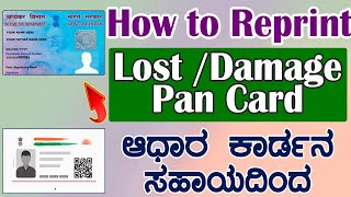 how to Reprint pan card online 2024  how to apply pan card Reprint online  Reprint pan card [upl. by Florida]