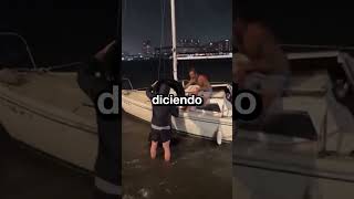 El Teniente Dan de la vida real sobrevive al huracán Milton desde su bote [upl. by Atisor454]