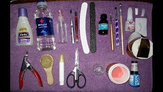 PRINCIPIANTES Kit básico para esculpidas en Gel  PARTE 1 [upl. by Eniamrehs264]